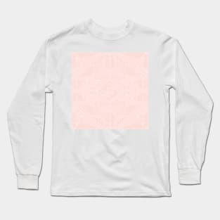 Blush Pink Botanical Dots Long Sleeve T-Shirt